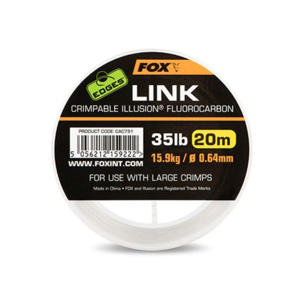 LINK CRIMPABLE ILLUSION FLUO 35LB 20M