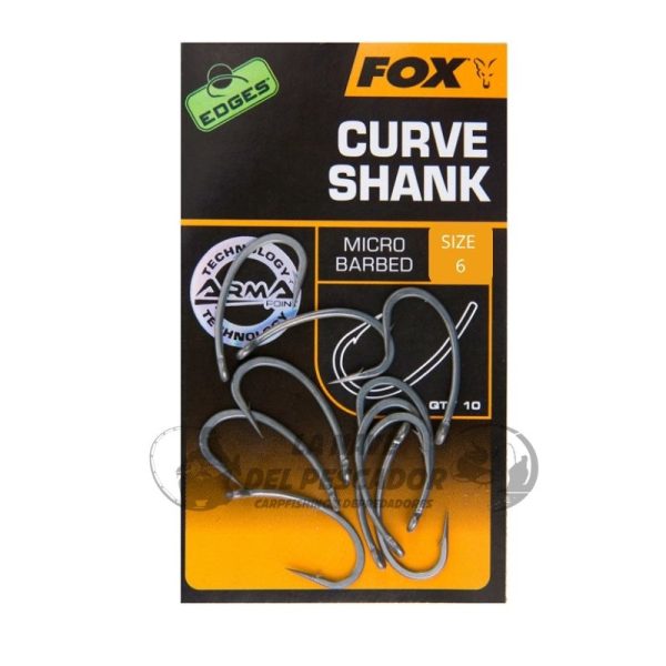 CURVE SHANK MICRO BARBED SIZE 6