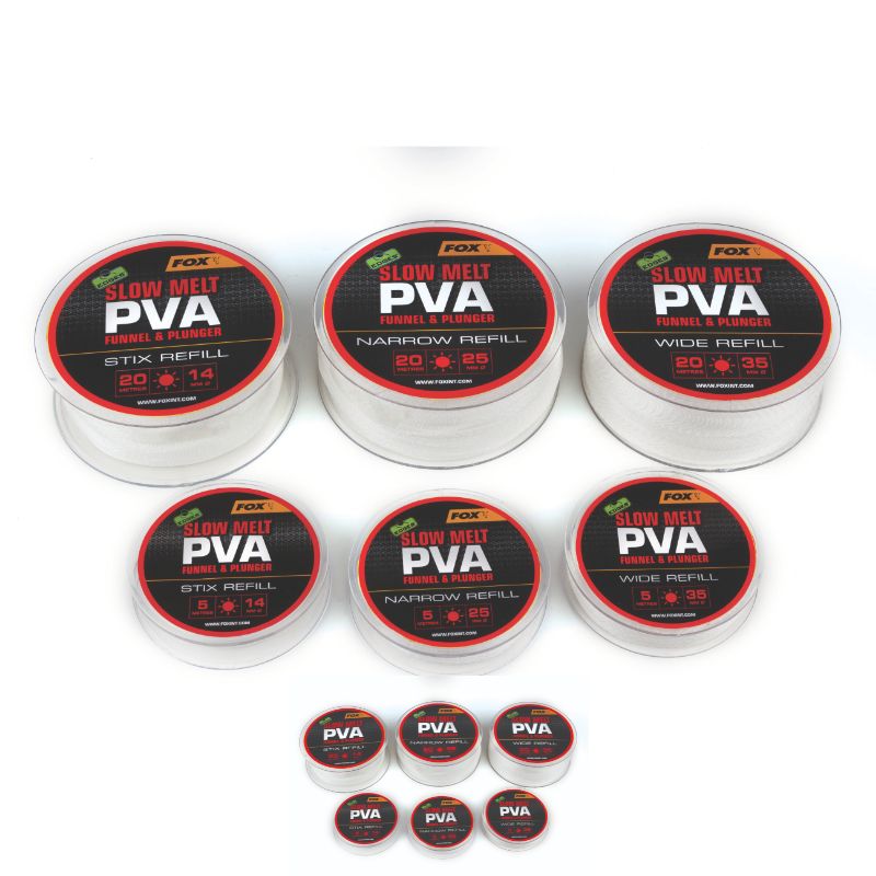 PVA REFILL SLOW MELT 5M 25MM FOX Imagen 2