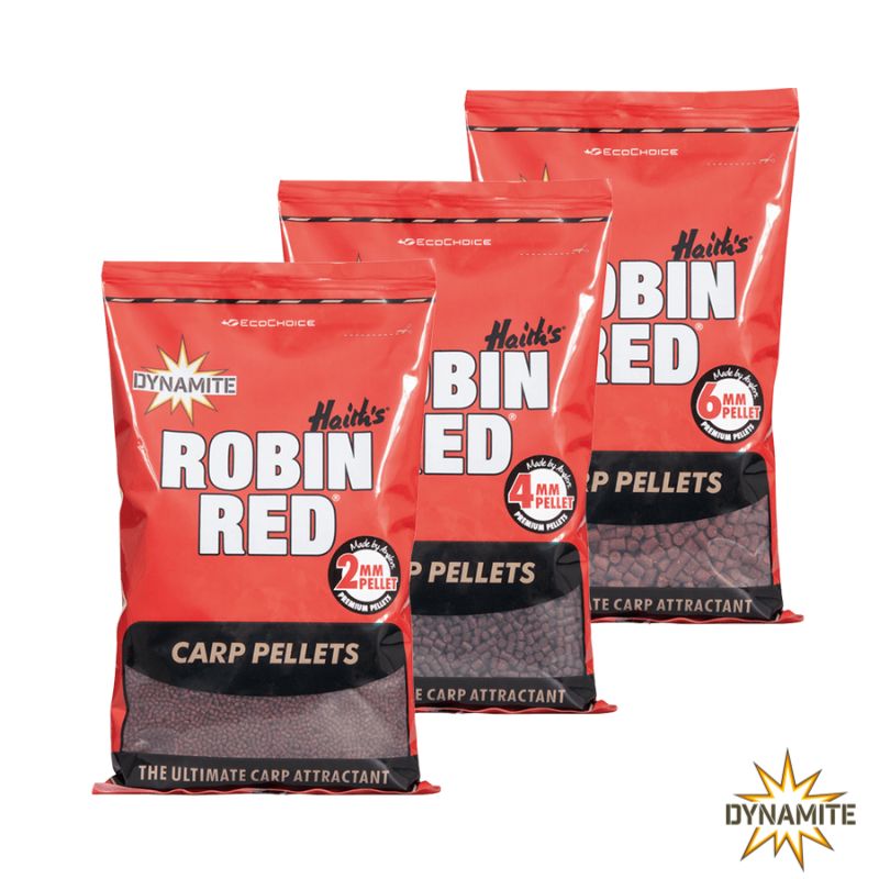 ROBIN RED CARP PELLETS 6MM 900G Imagen 2