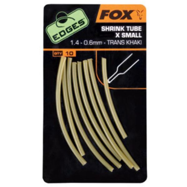 SHRINK TUBE X SMALL 1 4 0 6MM TRANS KHAK