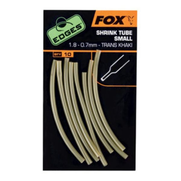 SHRINK TUBE SMALL 1 8 0 7MM TRANS KAKI