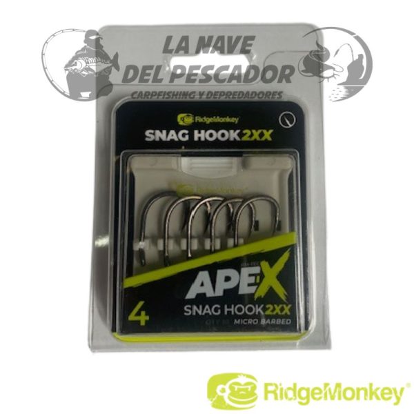 SNAG HOOK 2XX APEX 4 RIDGEMONKEY