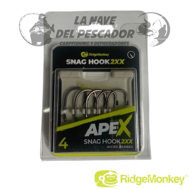 SNAG HOOK 2XX APEX 4 RIDGEMONKEY