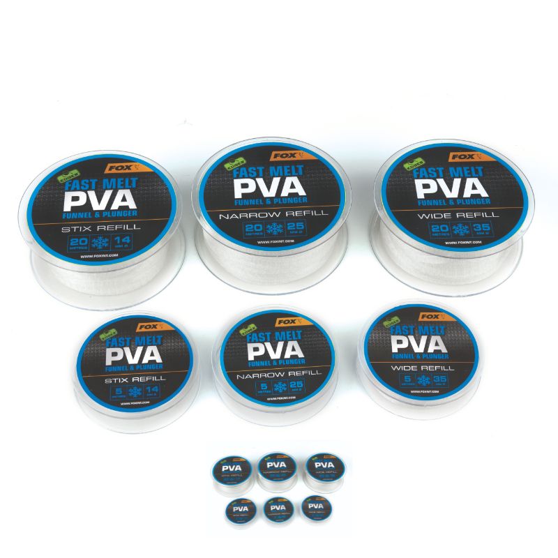 PVA FAST MELT FUNNEL PLUNGER 5M 25MM FOX Imagen 2