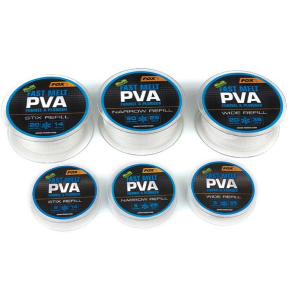 FAST MELT PVA FUNNEL & PLUNGER 35MM 20M