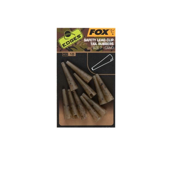 LEAD CLIP TAIL RUBBERS 7 FOX