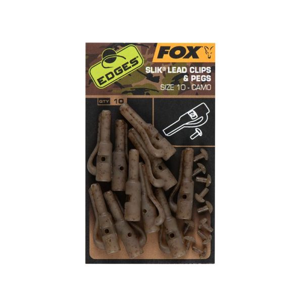 SLIK LEAD CLIPS & PEGS SIZE 10 FOX