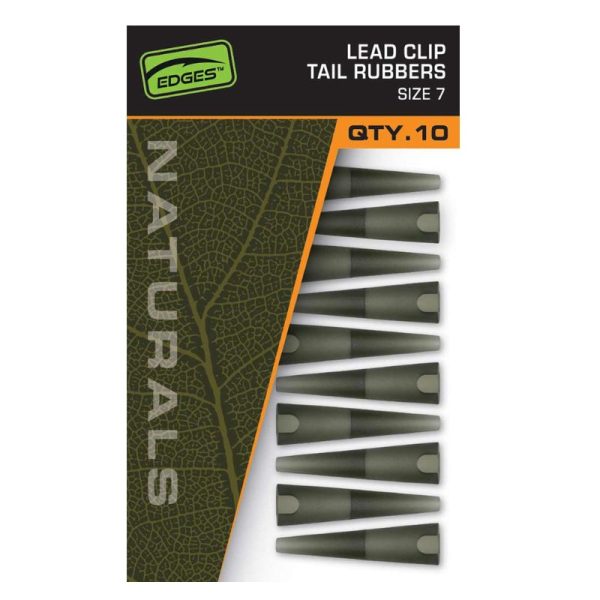 LEAD CLIP TAIL RUBBERS SIZE 7 FOX
