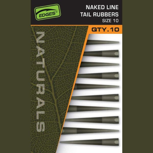 NAKED LINE TAIL RUBBERS SIZE 10 FOX