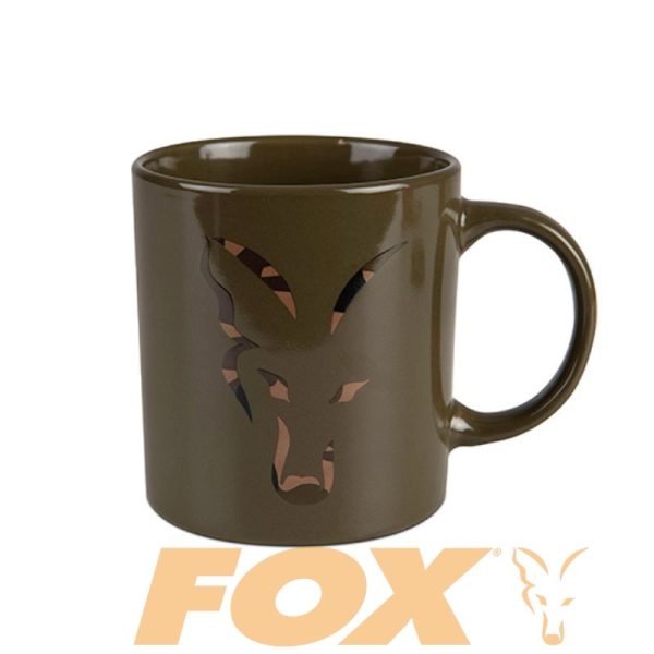 CERAMIC MUGS GREEN CAMO 350ML