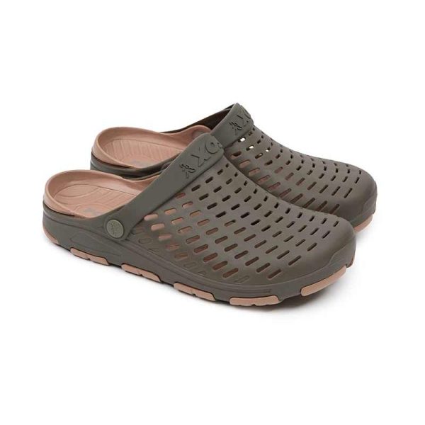 FOX KHAKI CLOGS Nº 43