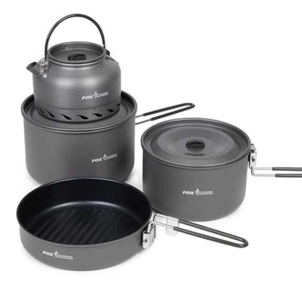 FOX COOK WARE 4PC DELUXE COOKSET