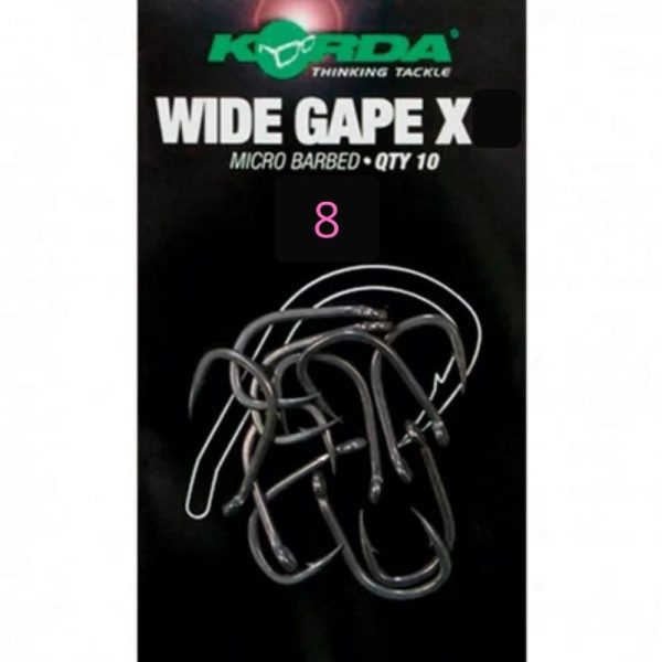 WIDE GAPE X MICRO BARBED N8 KORDA