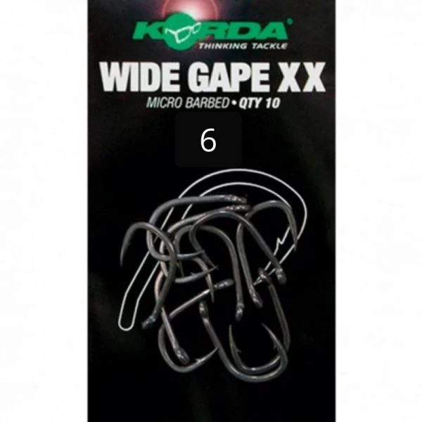 WIDE GAPE XX MICRO BARBED N6 KORDA