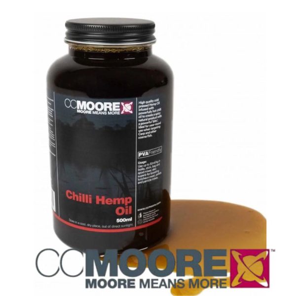 LIQUID CHILLI HEMP OIL 500ML CCMOORE