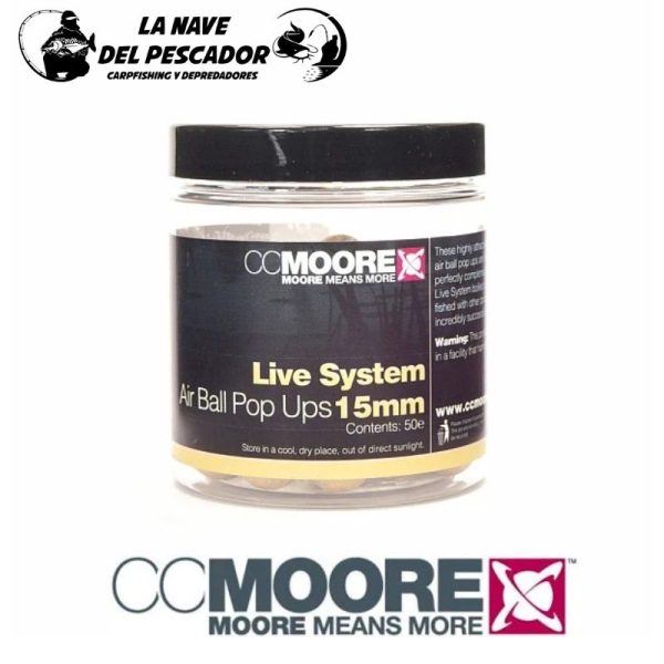 LIVE SYSTEM AIR BALL POPUPS 15MM CCMOORE