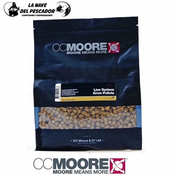 LIVE SYSTEM 6MM PELLETS CCMOORE