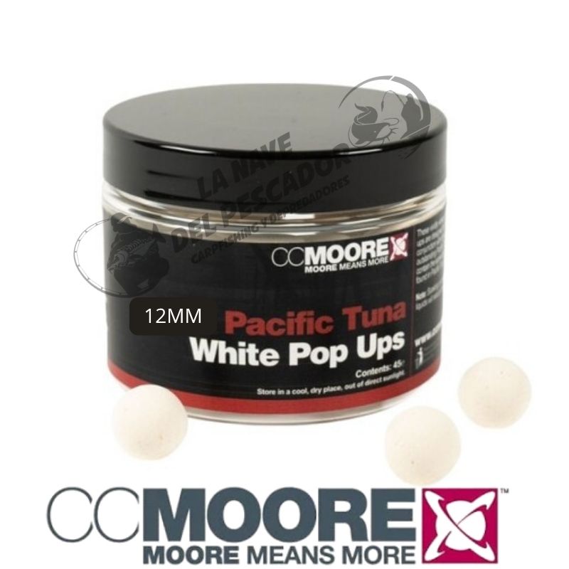 PACIFIC TUNA POPUPS WHITE 12MM