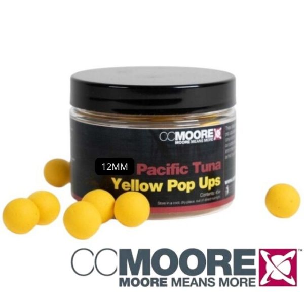 PACIFIC TUNA POPUPS12MM YELLOW