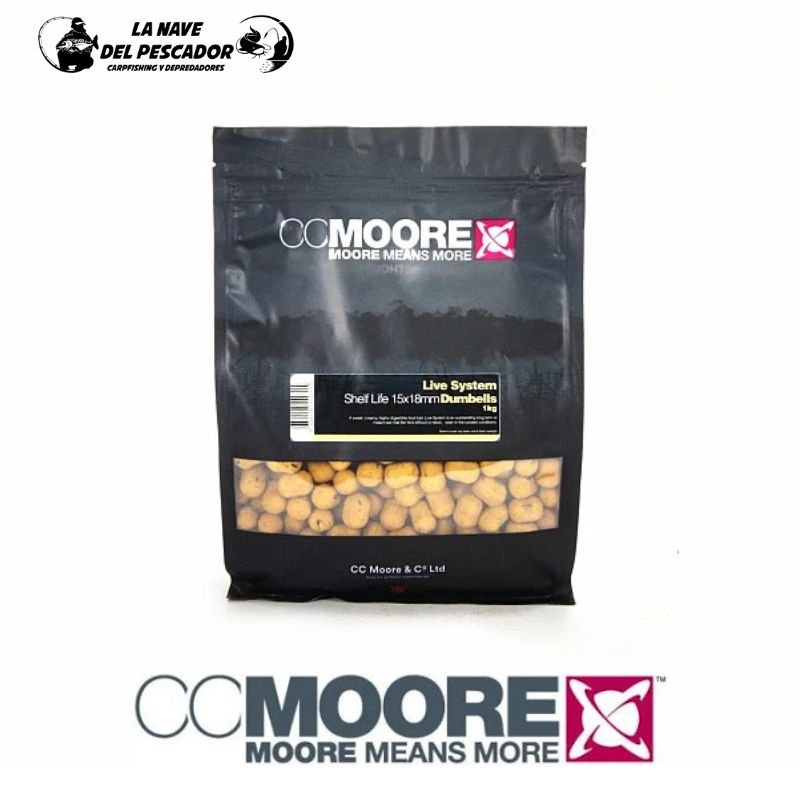 LIVE SYSTEM 15X18MM DUMBELLS CCMOORE