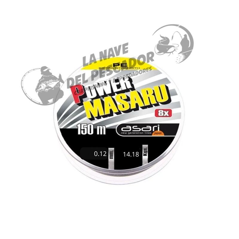 MASARU POWER 150M 0,12MM 14,18KG