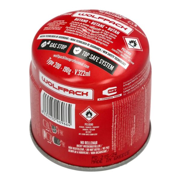 WOLFPACK CARTUCHO GAS 0 19LG CE