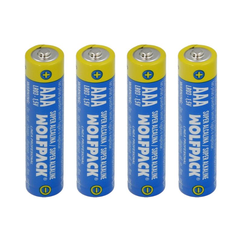 WOLFPACK ALCALINA AAA LR03 MICRO 1,5V Imagen 4