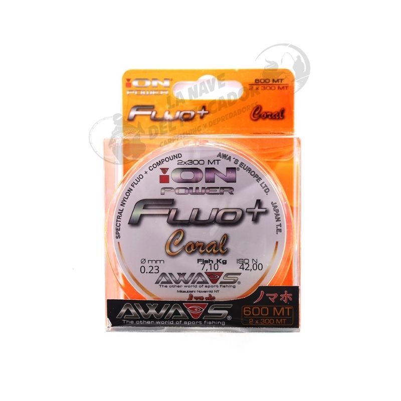 AWA SHIMA ION POWER FLUOCORAL0,23MM 600M