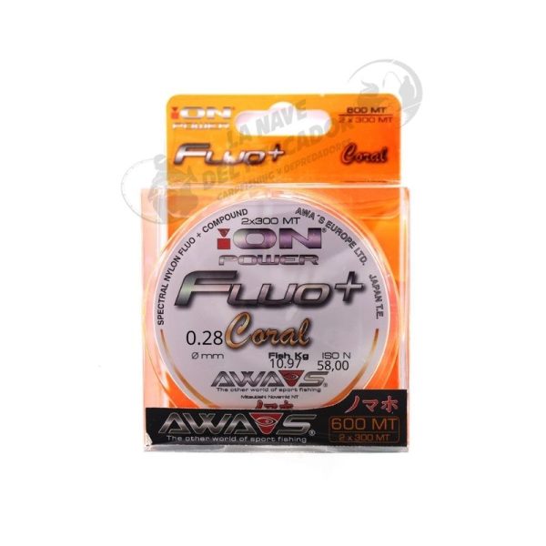 AWA SHIMA ION POWER FLUOCORAL0,28MM 600M