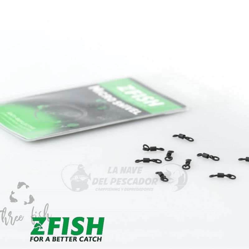 ZFISH MICRO SWIVEL RING 10PC ZF 8972 Imagen 2
