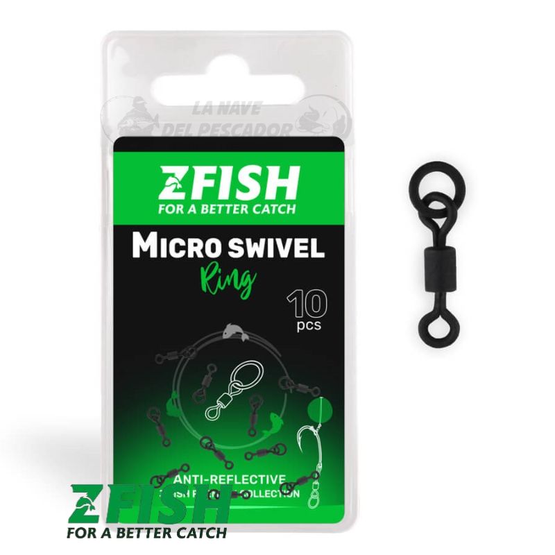 ZFISH MICRO SWIVEL RING 10PC ZF 8972 Imagen 3