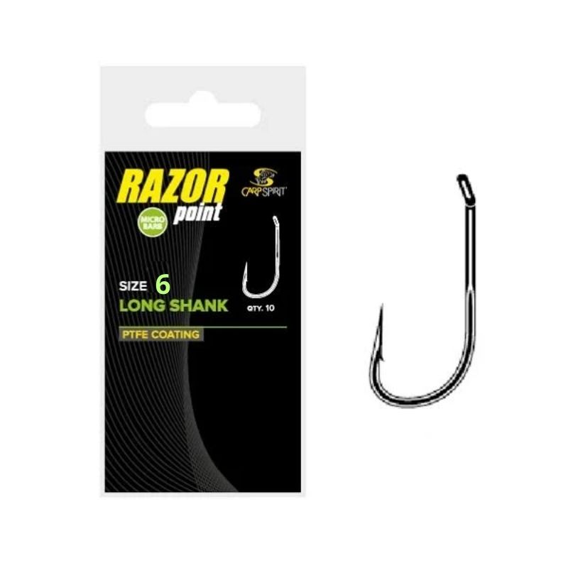 RAZOR POINT LONG SHANK N6 CARPSPIRIT