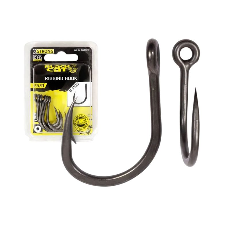 BLACKCAT RIGGING HOOK 5/0 6PCS