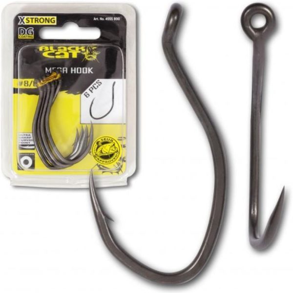 BLACKCAT MEGA HOOK 6/0 6PCS