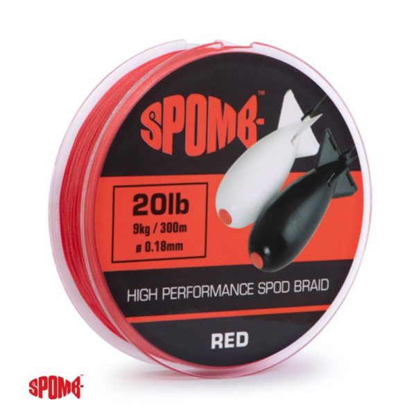 SPOMB BRAID 20LB 0 18MM RED