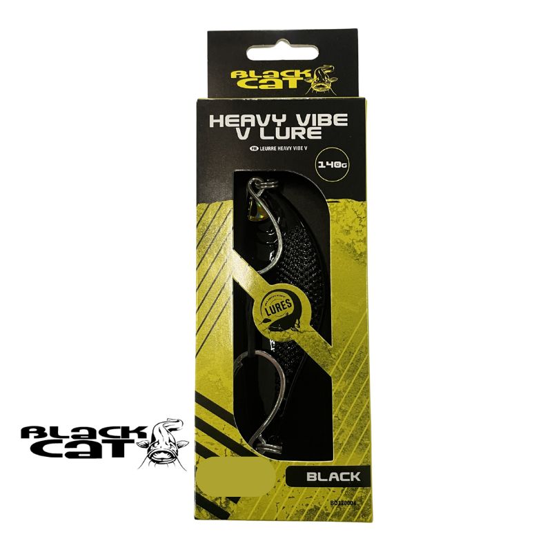 HEAVY VIBE V LURE 140G NEGRO BLACK CAT