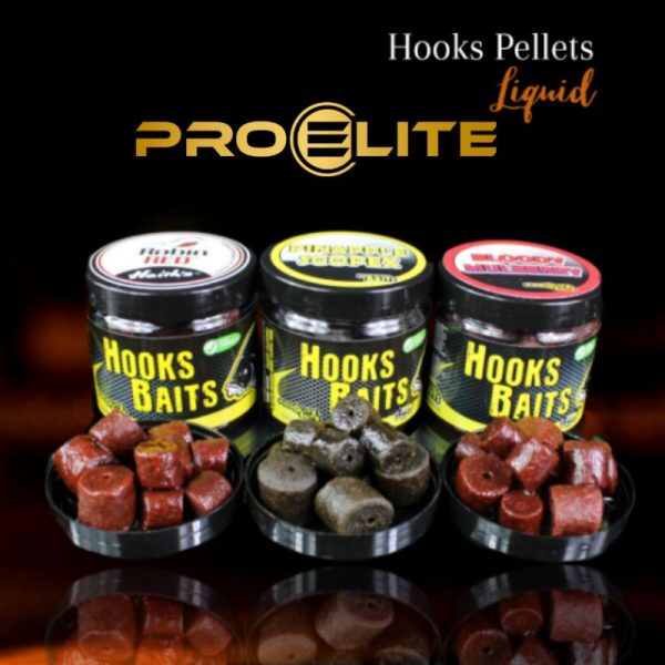 HOOKBAITS PELLETS LIQUID RED KRIL14/20MM