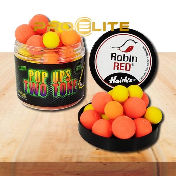 POP UPS TWO TONE ROBIN RED 14 20MM FLUOR