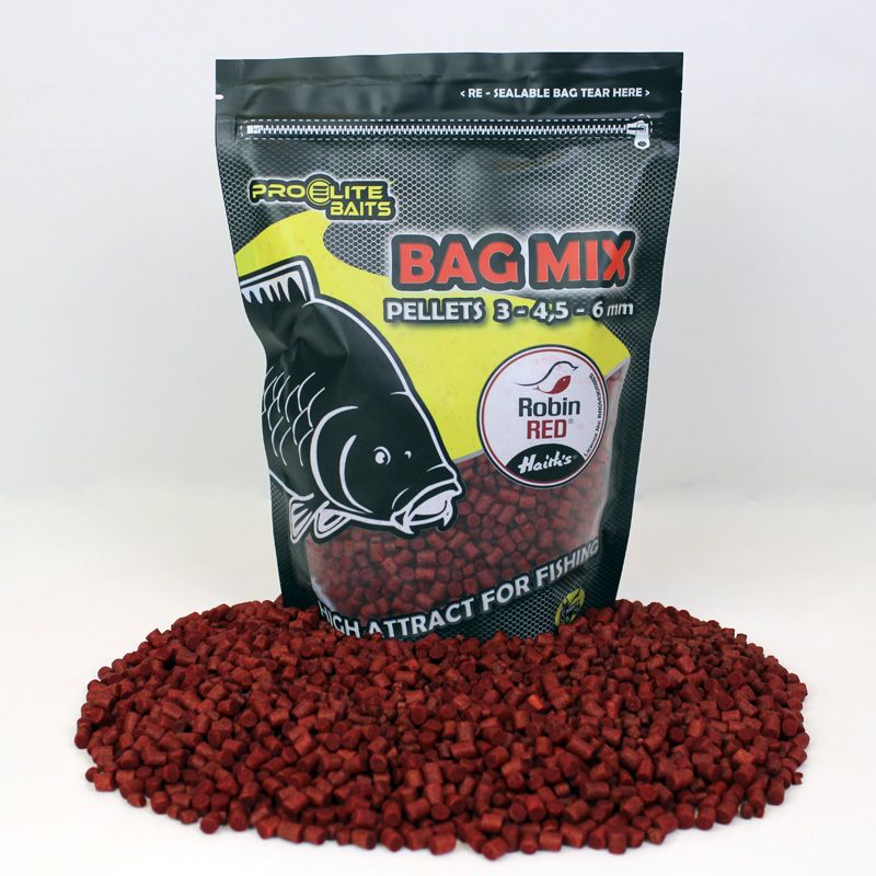 BAG MIX PELLETS ROBIN RED
