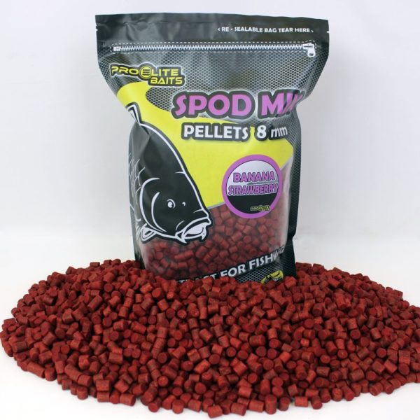 SPOD MIX PELLETS 8MM BANANA STRAWBERRY