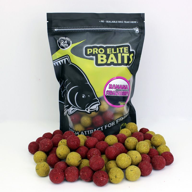 BOILIES 24MM BANANA STRAWBERRY 800GR