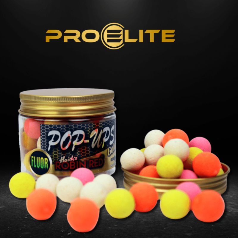 POP UPS ROBIN RED FLUOR 20MMGOLD PROELIT Imagen 2