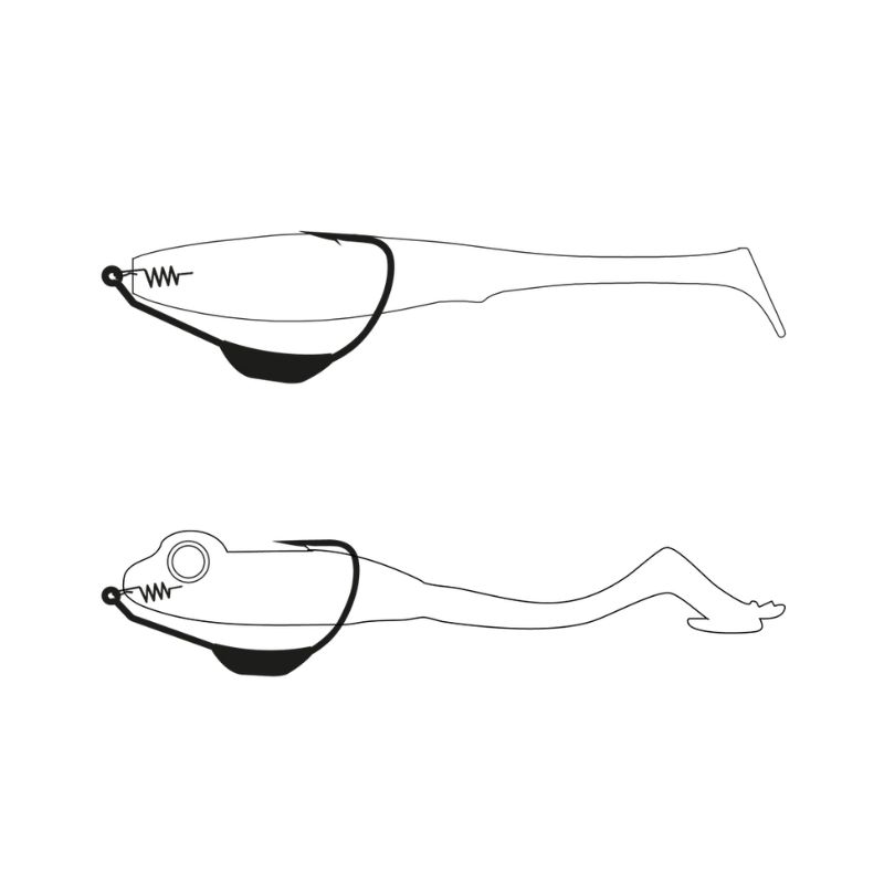 GAMAKATSU WORM EWG WEIGHTED 5/0 5 2G Imagen 4