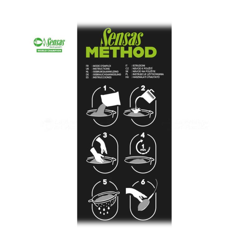 SENSAS METHOD SP2 KRILL RED 2MM 650G Imagen 2