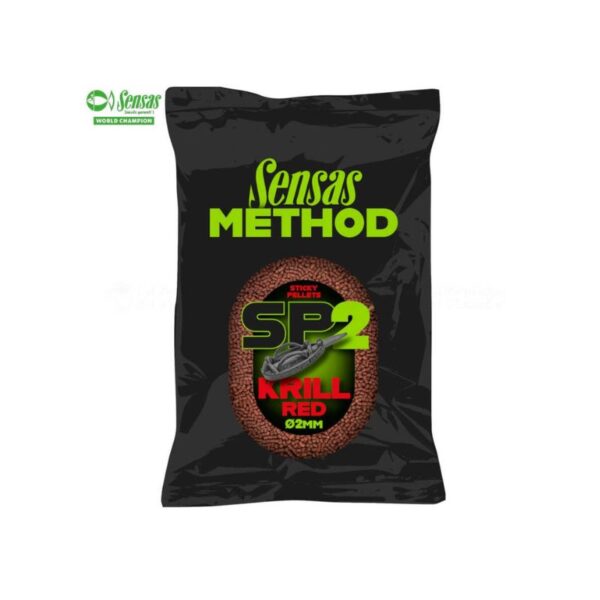 SENSAS METHOD SP2 KRILL RED 2MM 650G