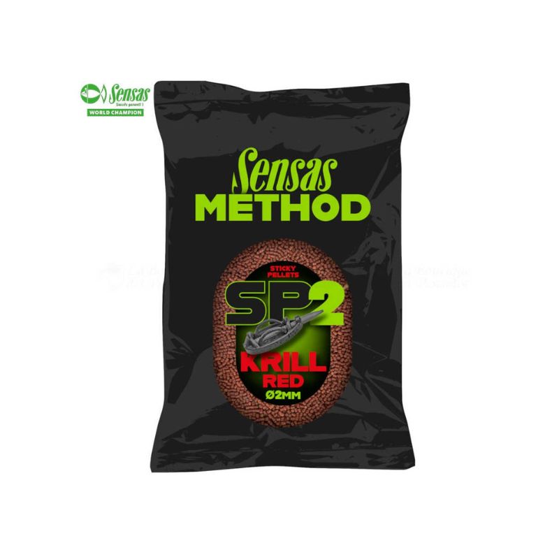 SENSAS METHOD SP2 KRILL RED 2MM 650G