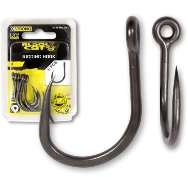 BLACK CAT RIGGING HOOK 6/0 6PCS