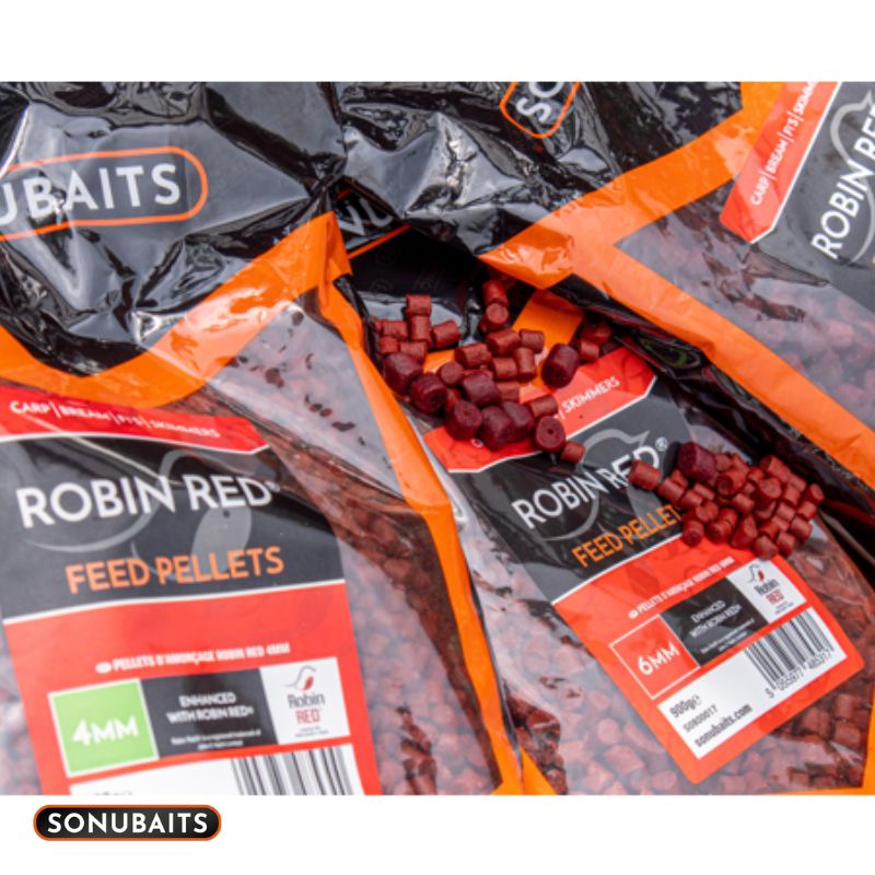 SONUBAITS PELLETS 2MM ROBIN RED 900G Imagen 4