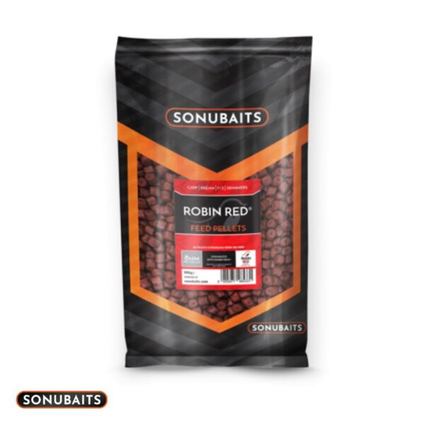 SONUBAITS PELLETS 8MM ROBIN RED 900G